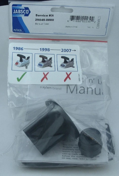 Jabsco 29045-0000 Service Kit for Manual Toilets (-1000 Series)