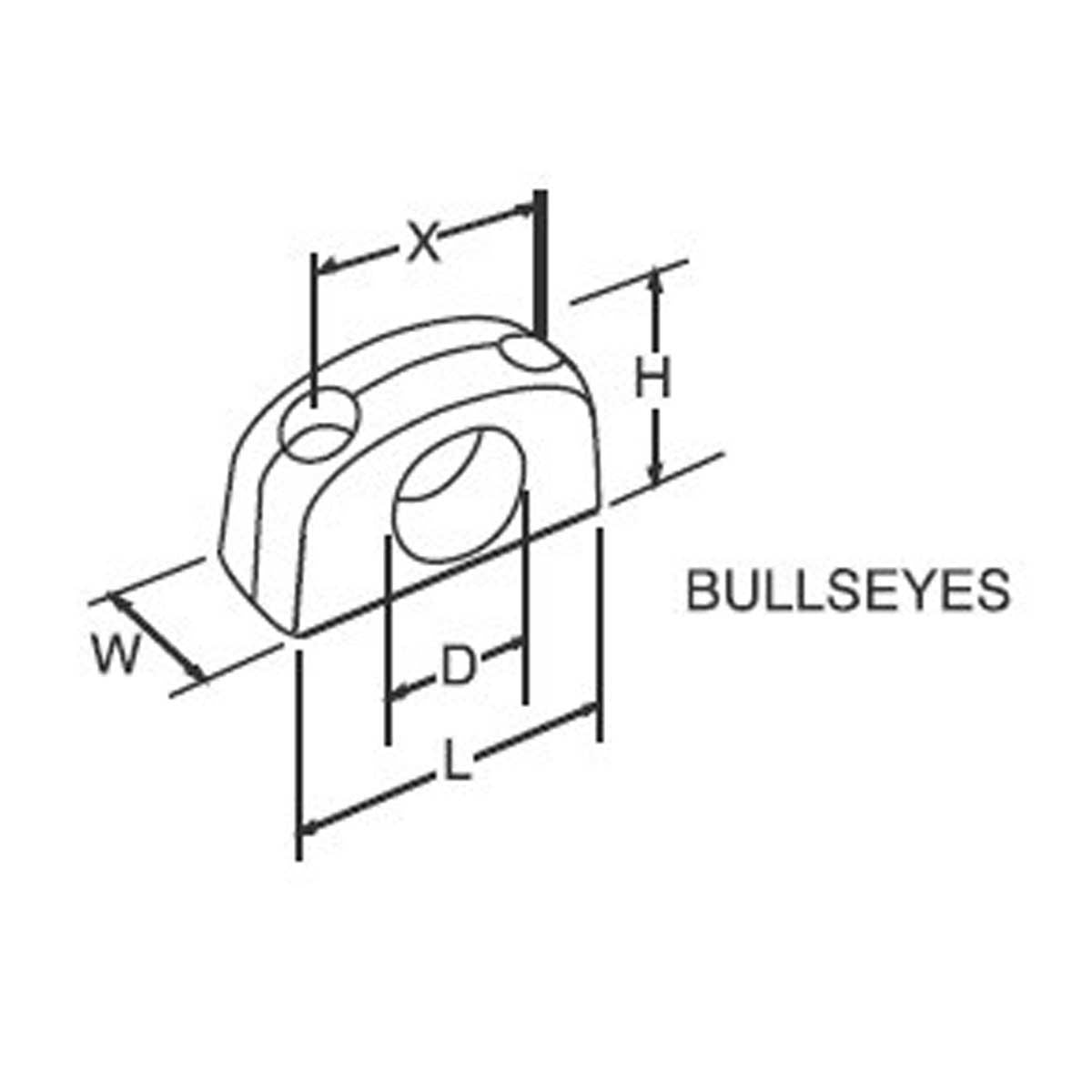 RWO Bullseye 5mm Stainless Steel Ferrule (x2)