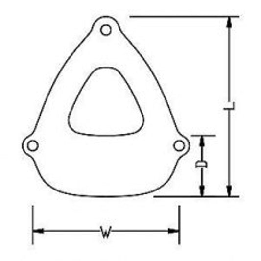 Anchor Step Fender (53 x 43 x 18cm / White)
