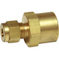 Female Parallel Stud Coupling 3/16in Tube x 1/4in BSP  1-17020