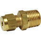 Male Taper Stud Coupling 1/8in Tube x 1/4in BSPT  1-14015