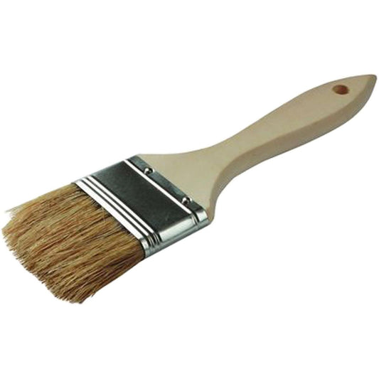 Bristle Brush with White Wood Handle