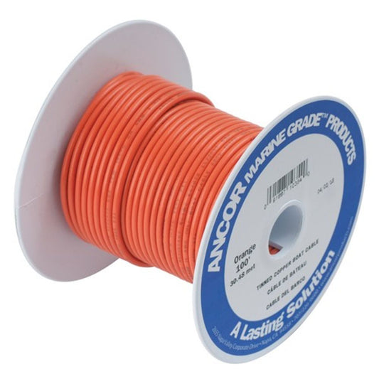 Ancor Tin Cable 1 Core 75m/250 Orange 16 AWG