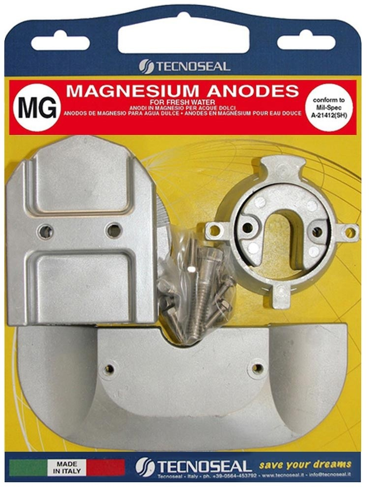 Tecnoseal Anode Kit Alpha One Gen II Magnesium  KITALPHAONEGEN2MG
