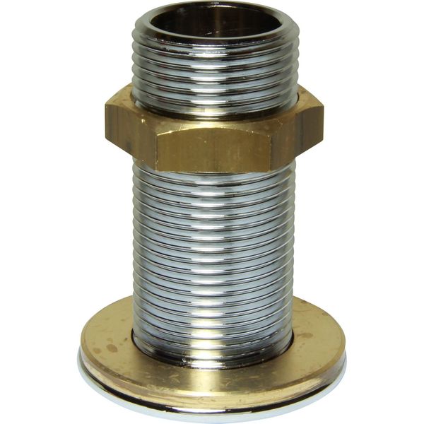 Maestrini Chrome Brass Skin Fitting (Domed, 1" BSP, 77mm Long) 403445