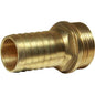 Maestrini Brass Straight Hose Tail (1" BSP Male to 32mm Hose)