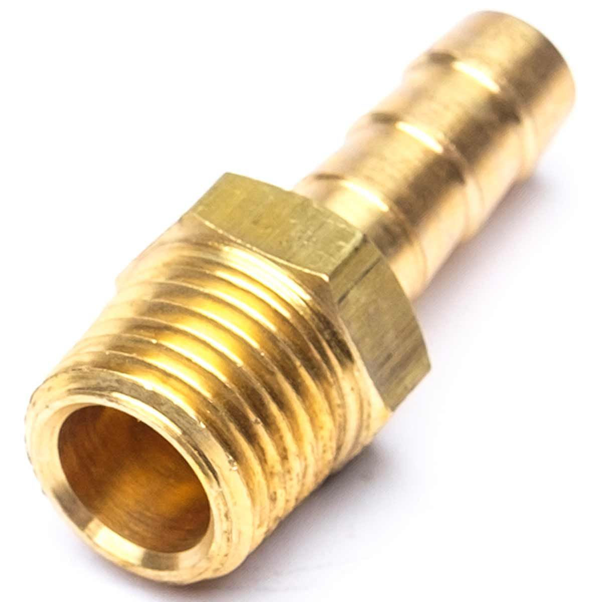 BRASS CONNECTOR 1/4in NPT-5/16inHOSE  11-75991N
