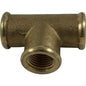 Maestrini Brass Equal Tee Fitting (1/4" BSP Female) 407101