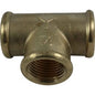 Maestrini Brass Equal Tee Fitting (1/2" BSP Female) 407103