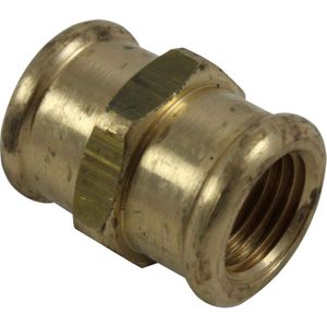Maestrini Brass Equal Socket (1/4" BSP Female)  407201