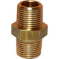 EQUAL HEX NIPPLE 3/8in BSPTM BRASS  407602