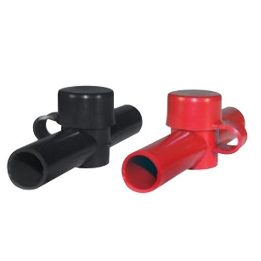 Blue Sea Dual Entry Cable Cap Black
