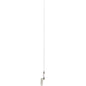 Scout KM-3A 3db Masthead VHF SS Antenna 1M (3'3") with SS Bracket