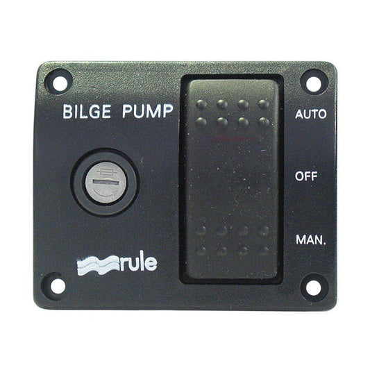 Rule Model 43, 3 Way Bilge Pump Switch Panel (12V)