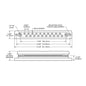 Blue Sea Common Busbar 20 Gang with Cover (150A)