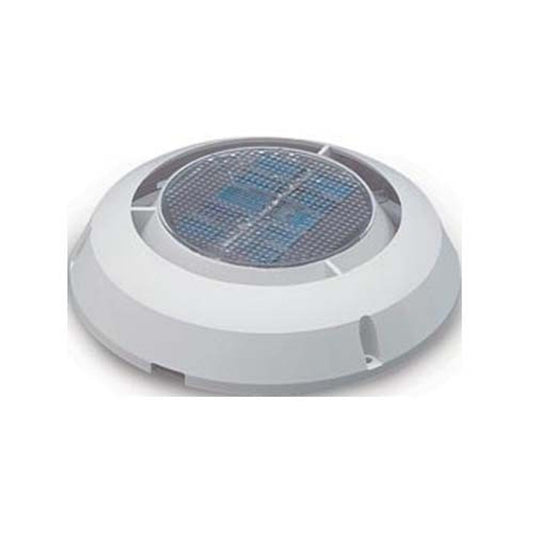 Marinco Nicro Solar Minivet 1000 3" Fan (Stainless Steel White, 7" OD)