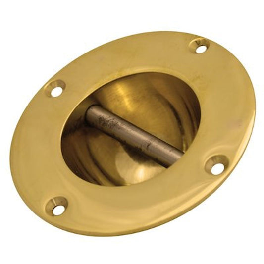 AG Fender / Mooring Eye Recessed Brass