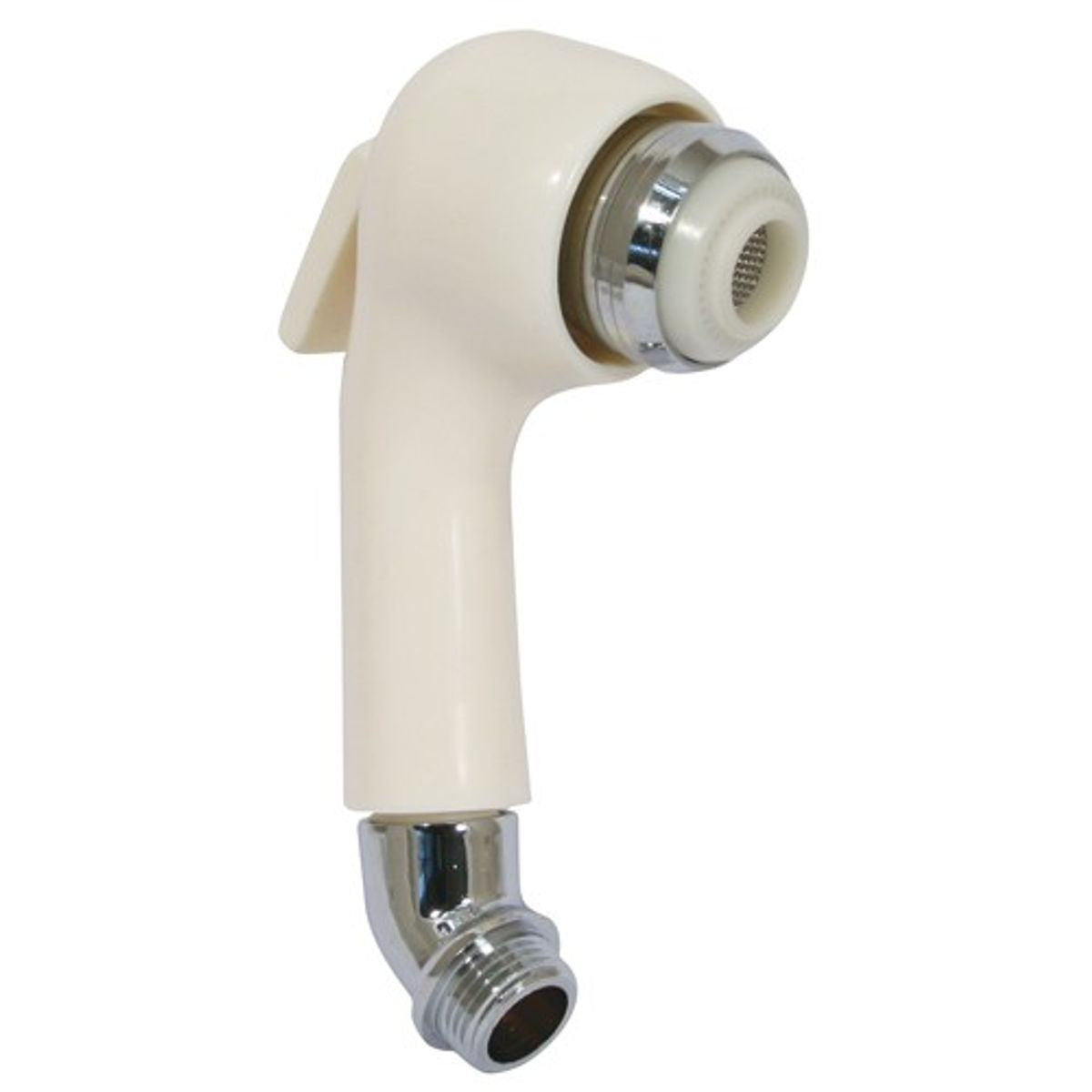 SHOWER HEAD 45 DEG 1/2inM CHROME/ WHITE  9-67180