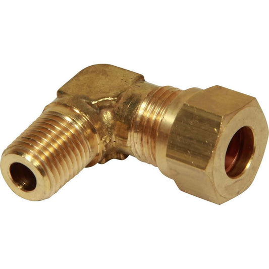 Male Stud Elbow Coupling 10mm Tube x 1/4in BSPT  1-27250