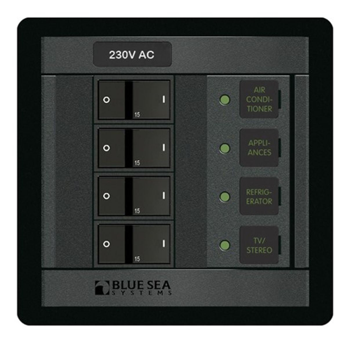 Blue Sea 360 AC Circuit Breaker Panel Branch 4 Positive