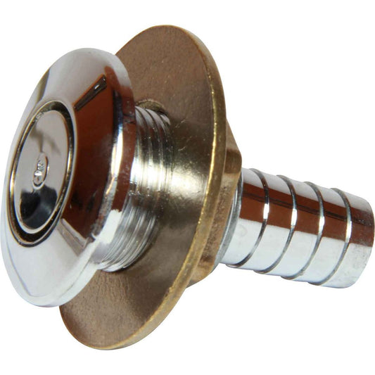 SEMI FLUSH CHROME TANK VENT+GAUZE 16mm HOS  2-74516
