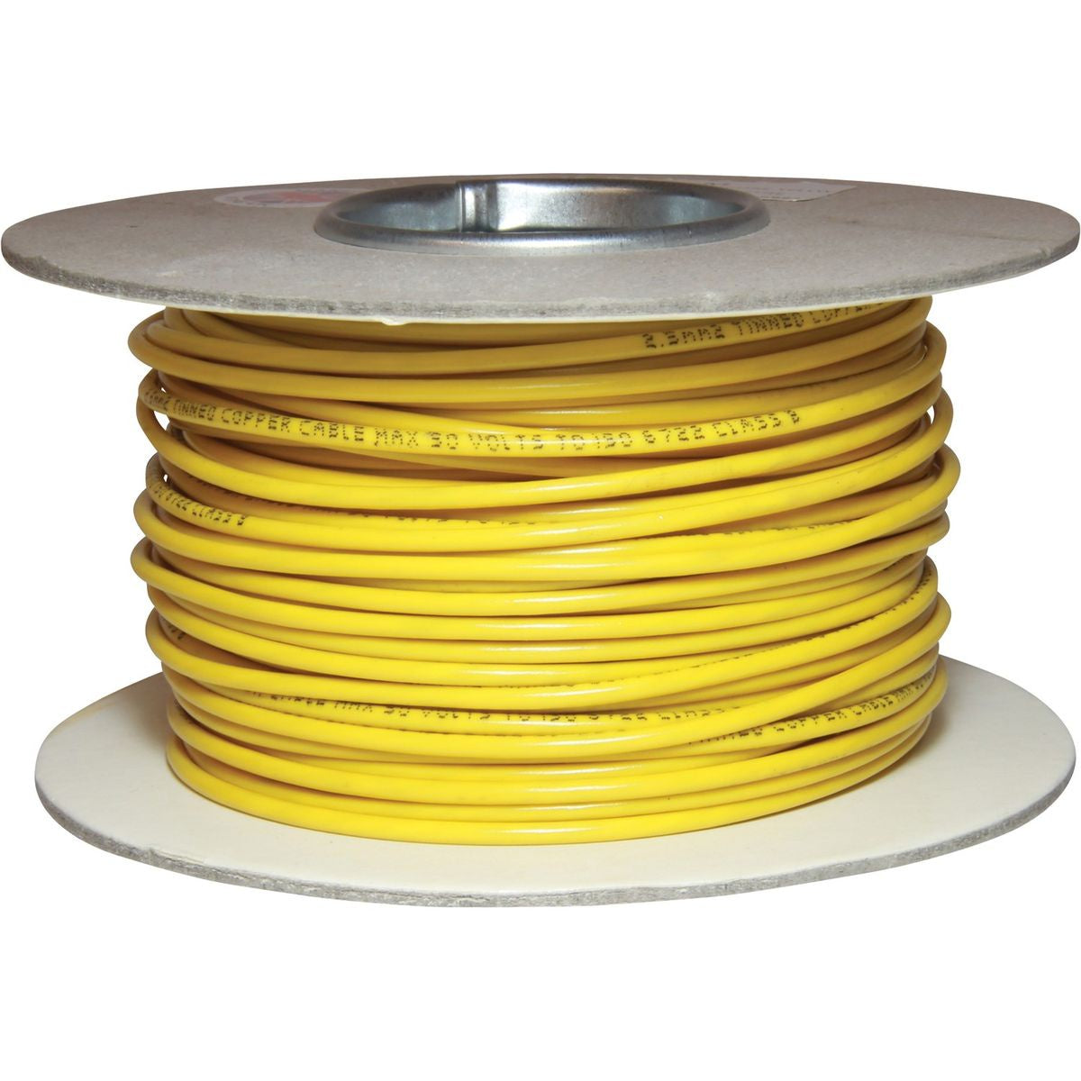 Oceanflex 1 Core Tinned Cable 35/0.30 2.5mm2 50m Yellow