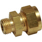 Male Parallel Stud Coupling 3/8in Tube x 1/4in BSP  1-13150