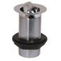 BASIN WASTE 1 1/4in CHROME STRAIGHT CAPTIVE PLUG  9-68065