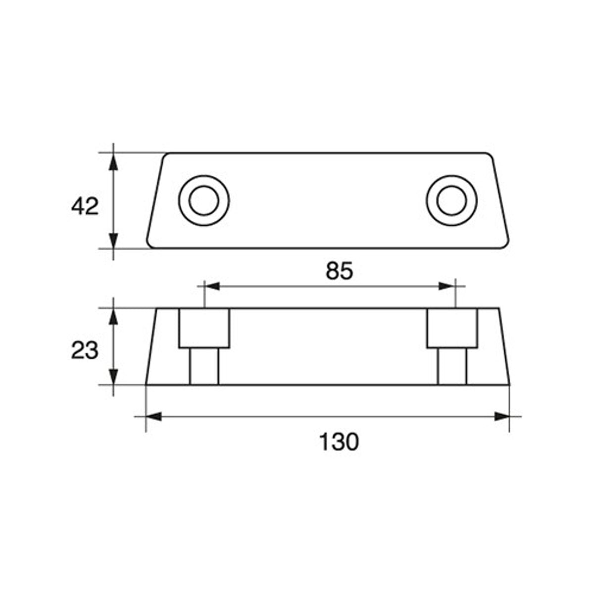 Zinc Bar Anode Volvo Duo Prop 290