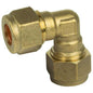 8mm COMPRESSION EQUAL ELBOW BRASS  HA252AG