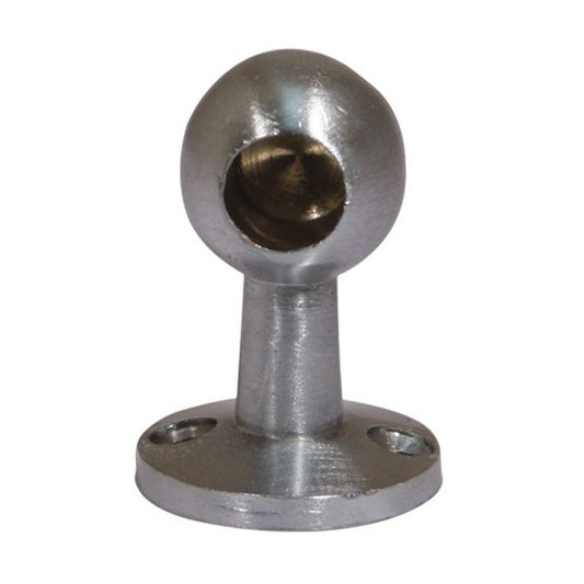 AG Gallery Post End Stop Satin Chrome 3/8" x 1-1/4"
