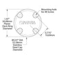 Blue Sea CableClam Side Mount Stainless Steel Cover Pre-Drilled