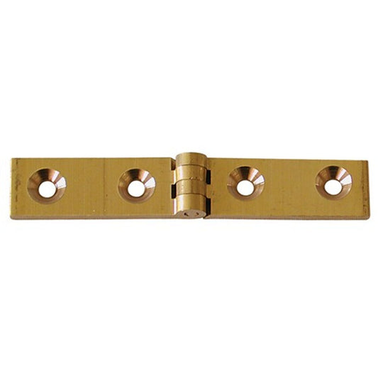 AG Brass Strap Hinge Polished 1/2" x 3"