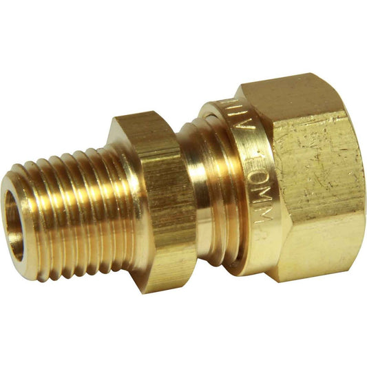 Male Taper Stud Coupling 10mm Tube x 1/4in BSPT  1-25280