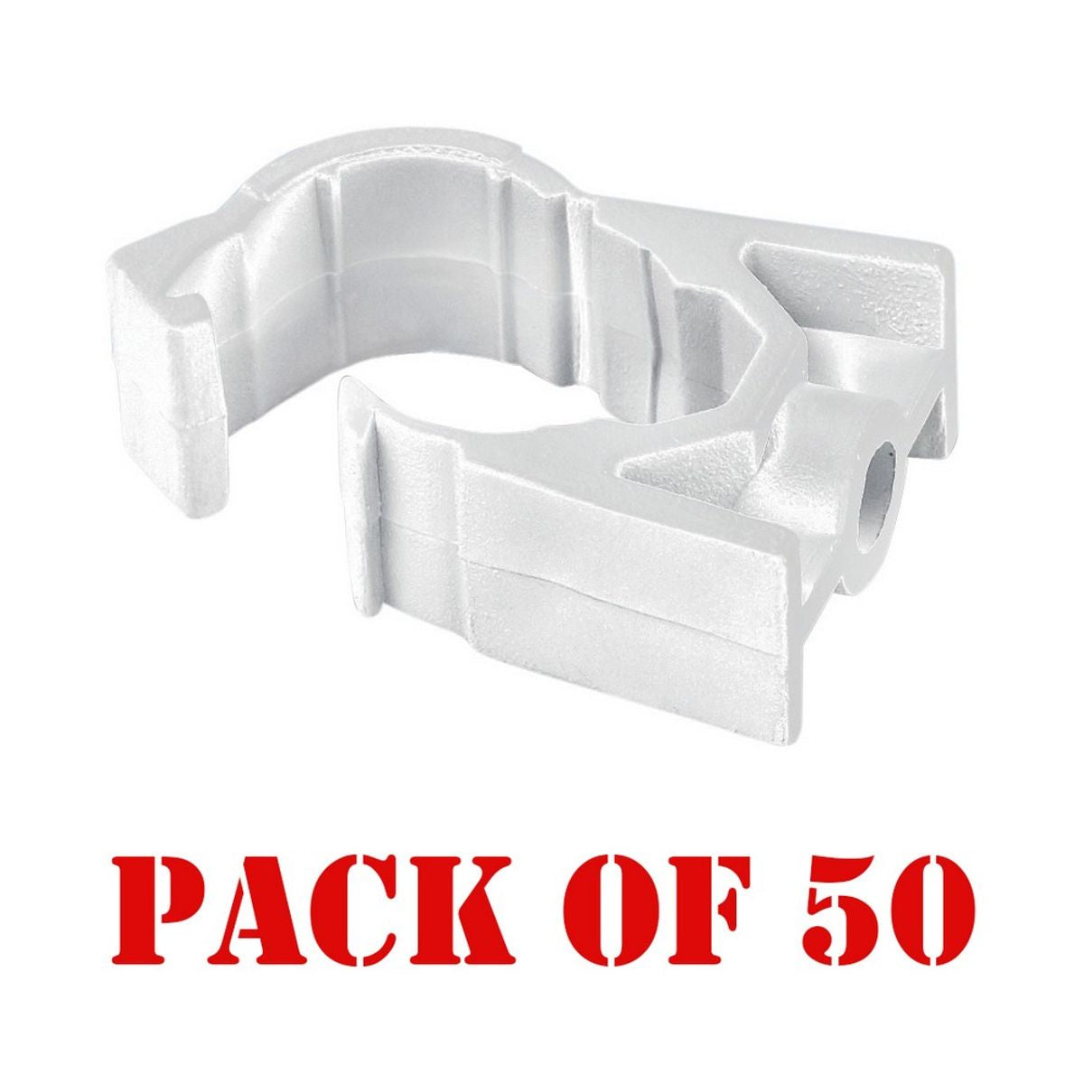 Hepworth HX85 Hep2o 22mm Screw In Type Saddle Pipe Clips (Pack of 50)  HX85/22