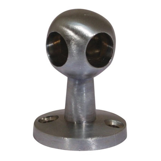 AG Gallery Post Corner Satin Chrome 3/8" x 1-1/4"
