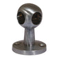 AG Gallery Post Corner Satin Chrome 3/8" x 1-1/4"