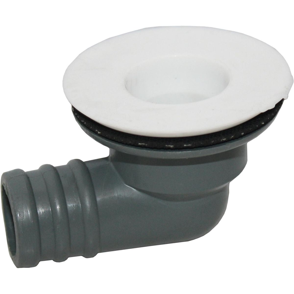 PLASTIC TOP SINK WASTE R/ANGLE 3/4in HOSE  9-68001