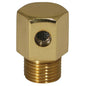 POLISHED BRASS HEX TANK VENT 1/2inBSP  2-74508