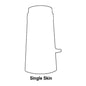 AG Chimney Galvanised Single Skin Brass 12" x 6"