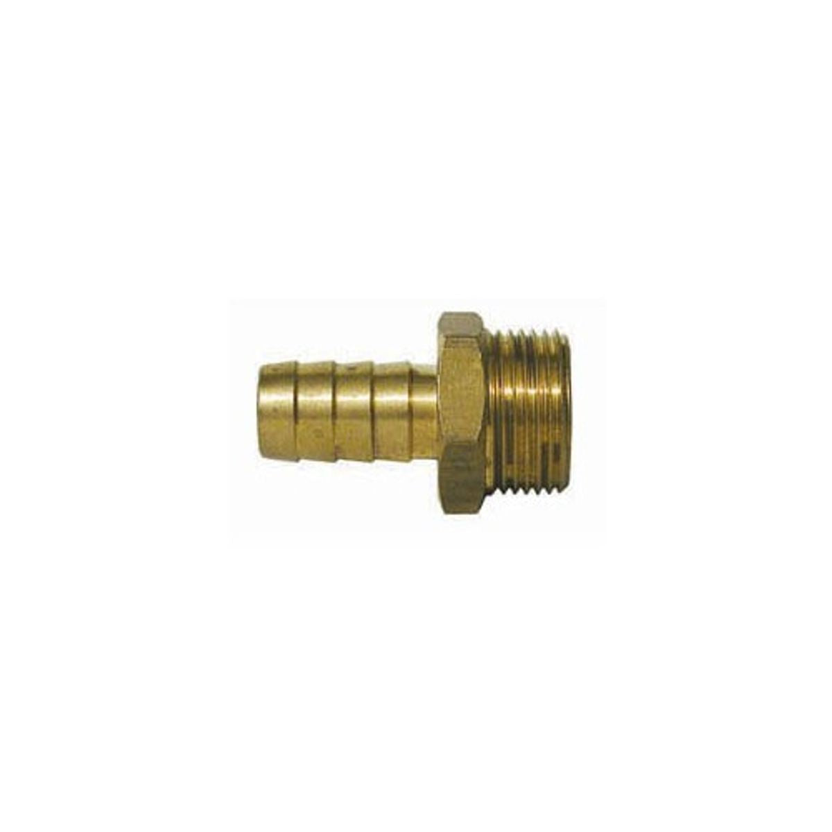BRASS CONNECTOR M14 x 1.5mm - 1/2in HOSE  1-77210