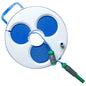 20M BLUE LAYFLAT HOSE ON REEL C/W FITTINGS  9-40221B
