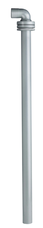 Extraction pipe, L= 780 mm, hose nipple Ã˜ 38 mm, right angle  WTS78038B