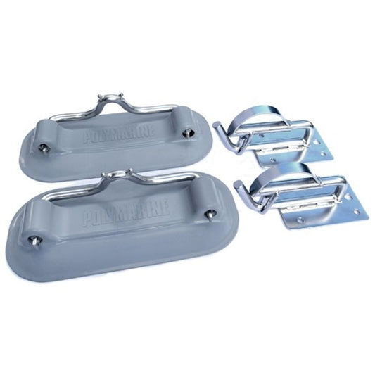 Insta-Lock Standard Snap Davit Swim Board Kit Grey