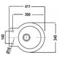 OCEAN LAGUNA SILENT ELECTRIC TOILET 12V  9-53020