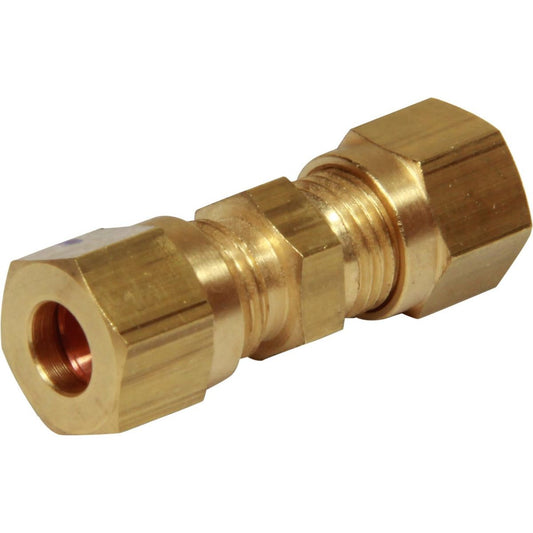 AG Brass Straight Coupling 6mm x 6mm 1-21540