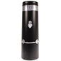 AG Double Skin Chimney 18" x 6" Black with Chrome Bands