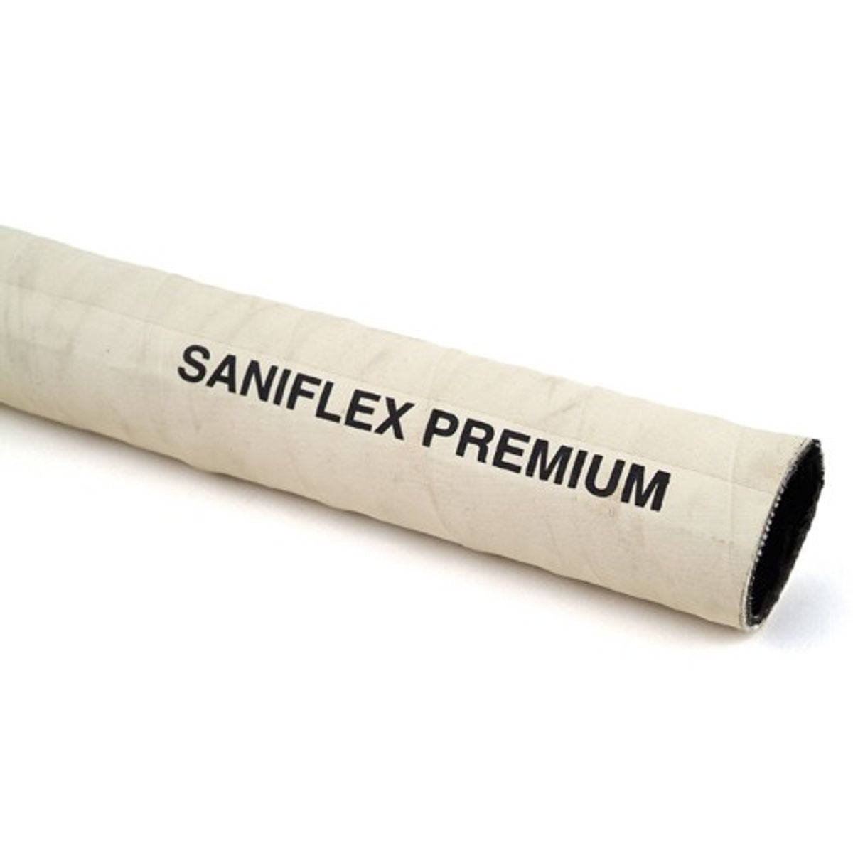 WHITE RUBBER SANITATION HOSE 25mmID x 10M  1-90094