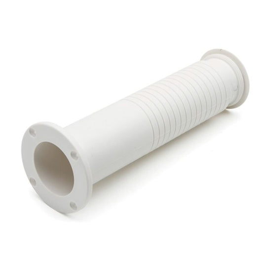 PLASTIC TRANSOM SOCKET 75mm DIA TELESCOPIC WHITE  6-22928