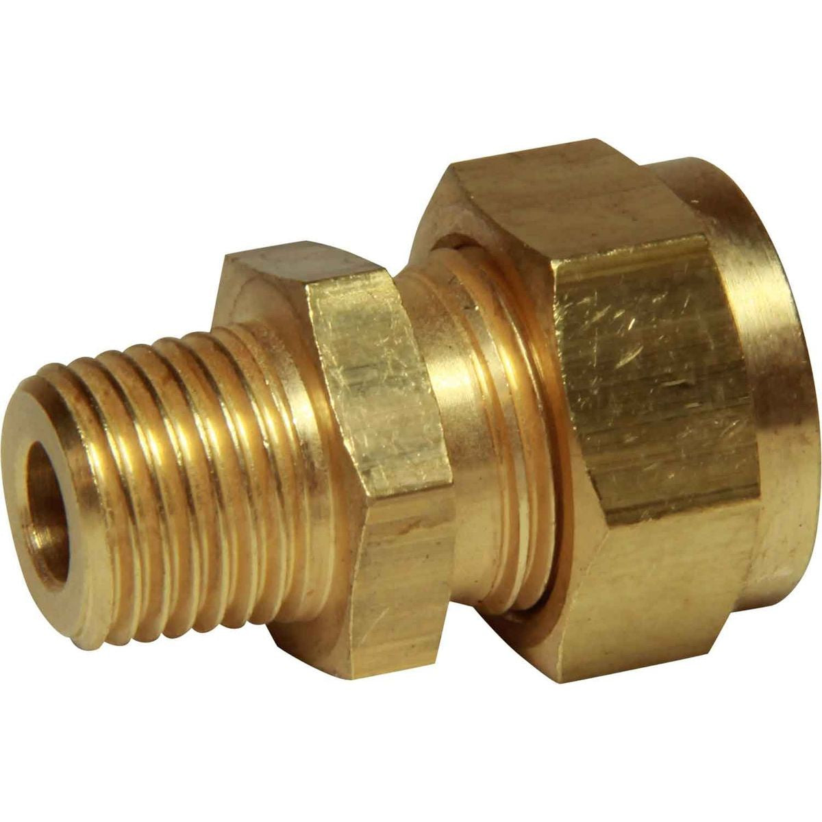 Male Taper Stud Coupling 3/8in Tube x 1/4in BSPT  1-14120